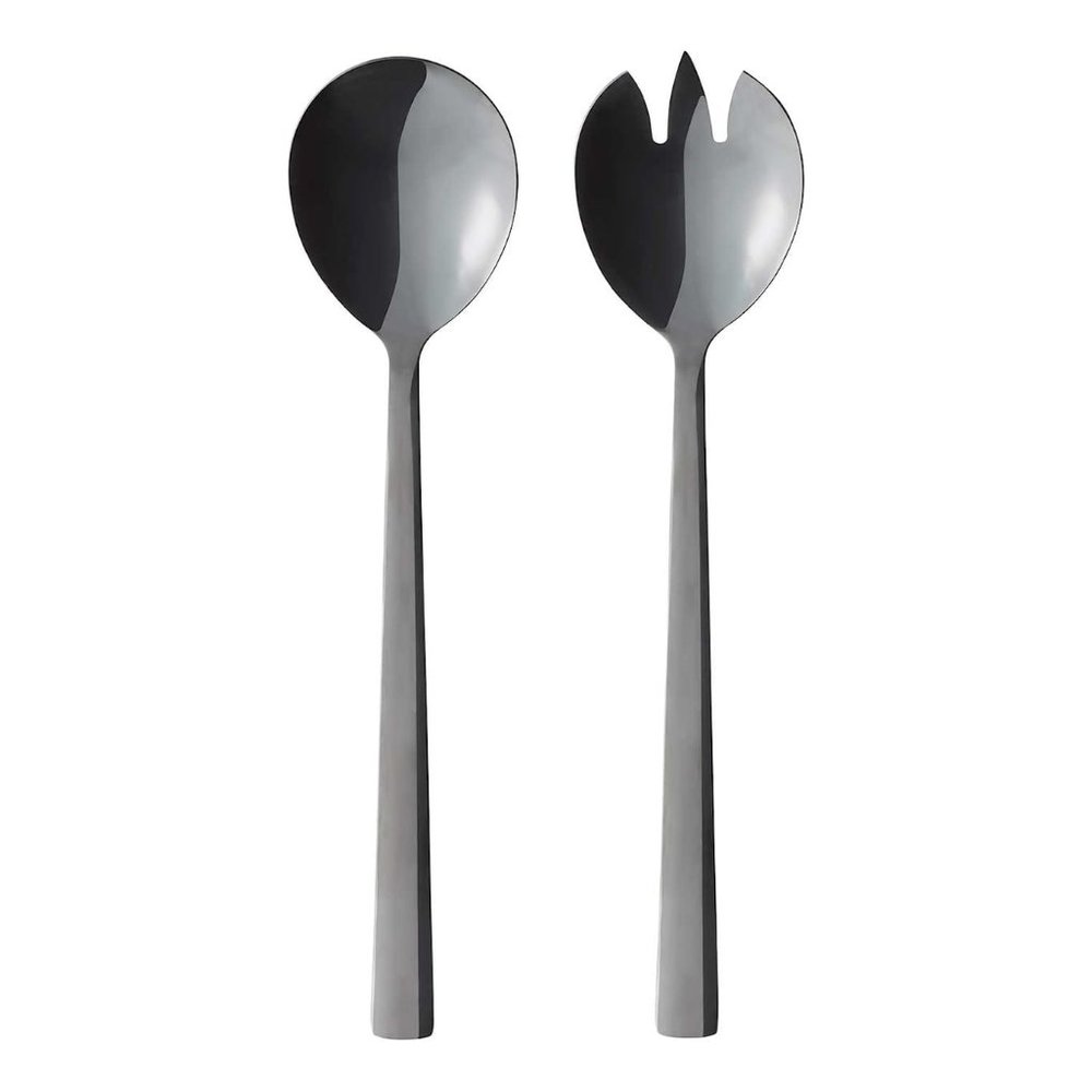 AIDA Denmark Raw Salad Servers Silver Black New in Box NEW